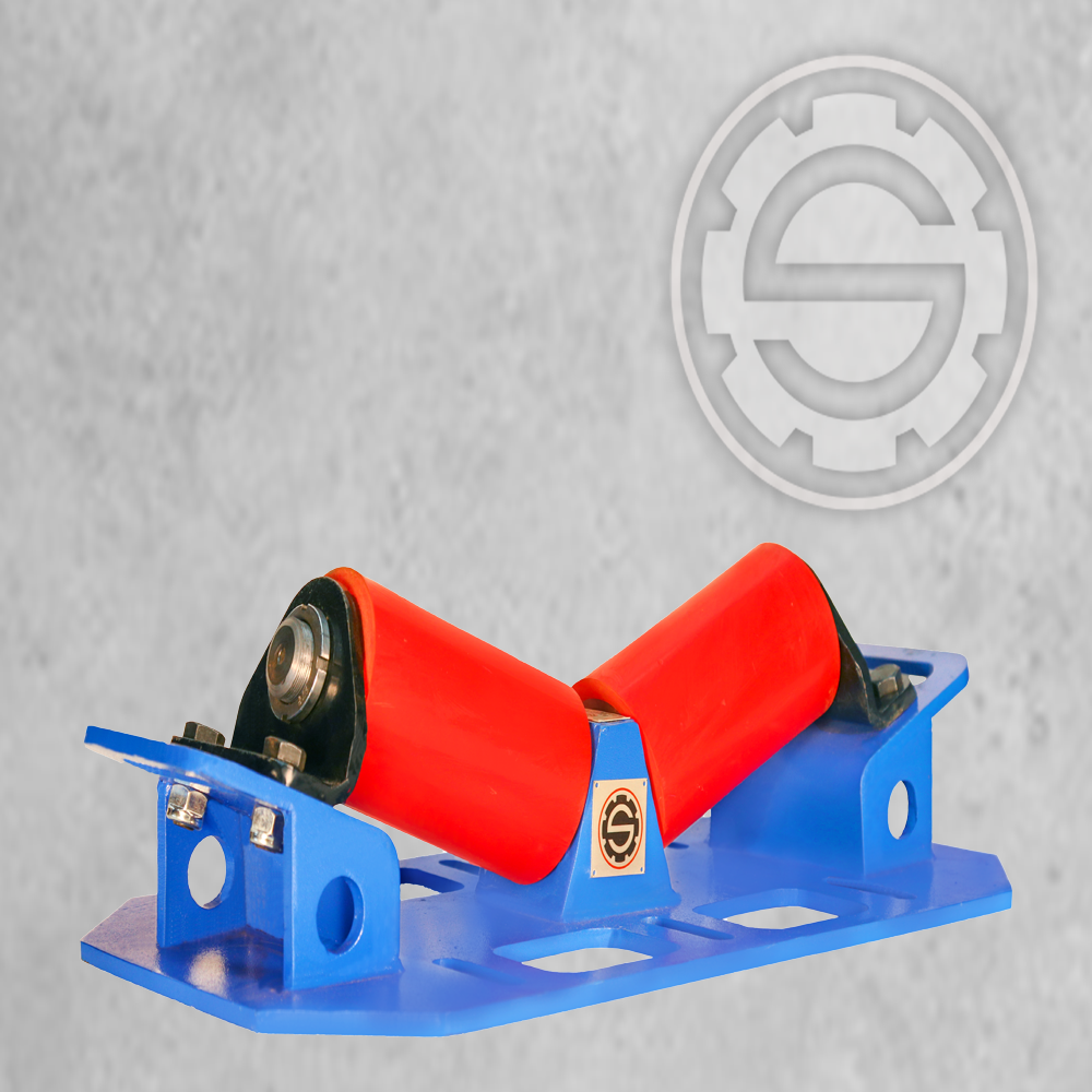 incline pipe pushing roller