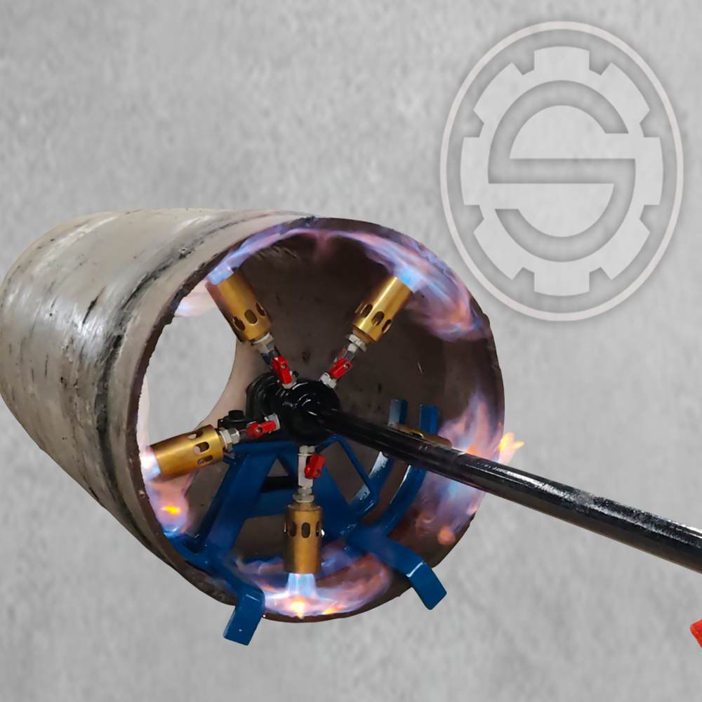 Internal Pipe heating torch